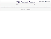 Tablet Screenshot of pactrademarine.com